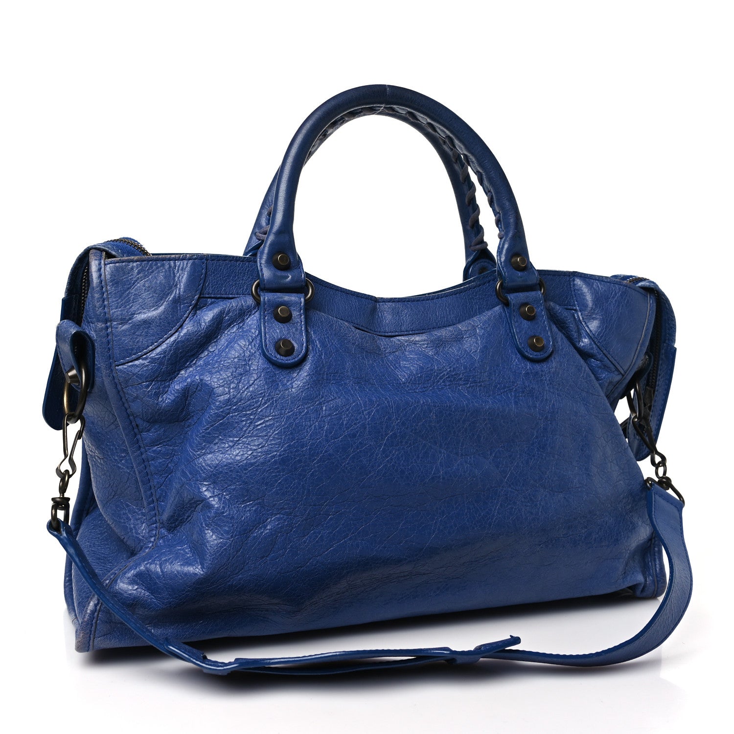 Balenciaga Agneau Classic Hardware City Bleu Lavande 4 of 12