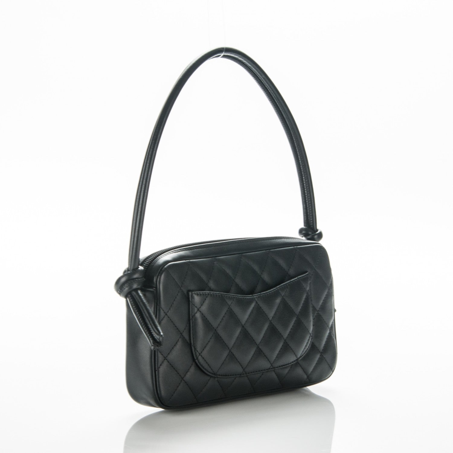 Chanel Calfskin Quilted Cambon Pochette Black 3 of 7