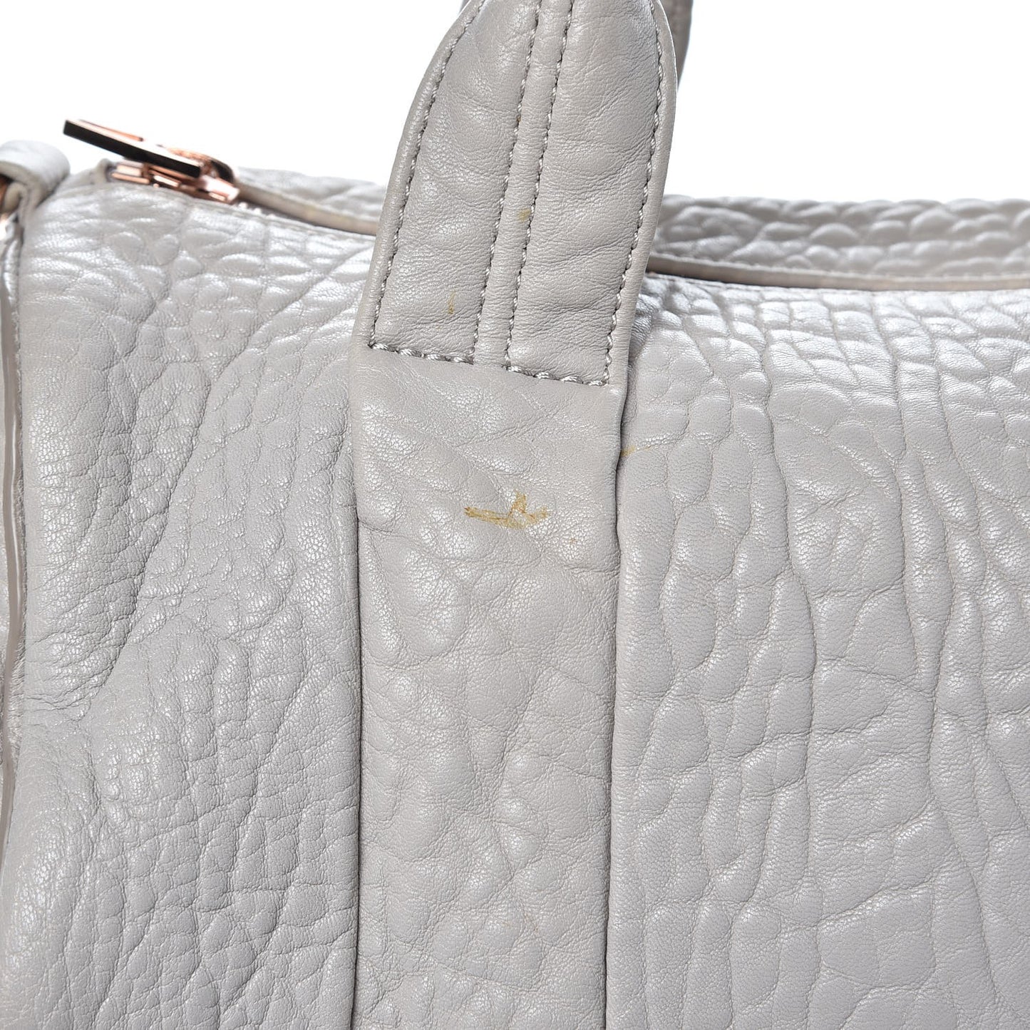 Pebbled Lambskin Rocco Lilac Rose Gold Hardware