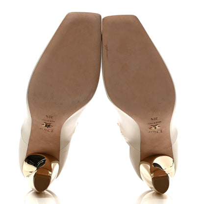 Christian Dior Soft Calfskin Rhodes 80mm Ankle Boots 39.5 Off White 5 of 10