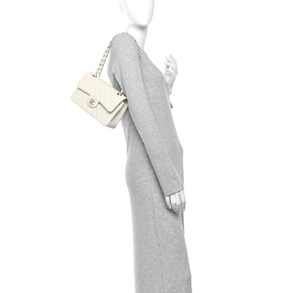 Chanel Caviar Quilted Small Double Flap White 2 of 11