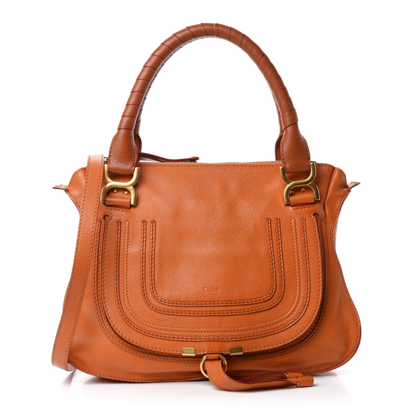 Calfskin Medium Marcie Satchel Indian Summer