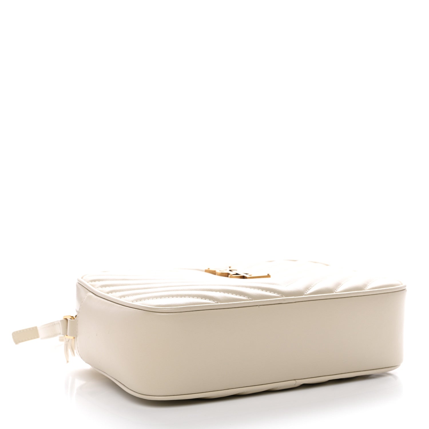 Saint Laurent Calfskin Matelasse Monogram Lou Camera Bag Crema Soft 4 of 10