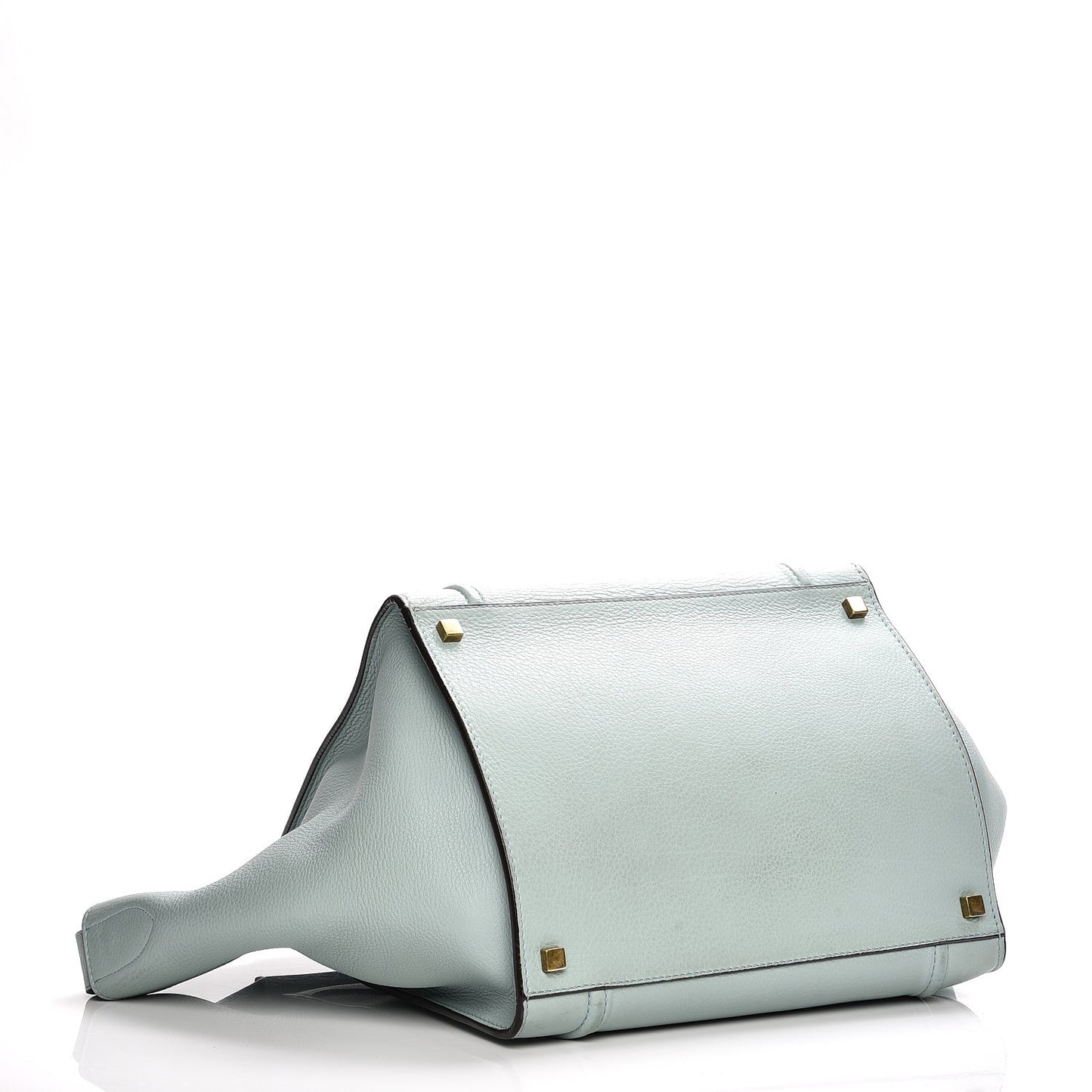 Supple Calfskin Medium Phantom Luggage Glacier