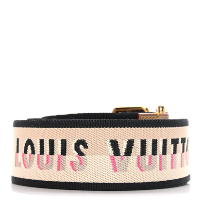 Louis Vuitton Jacquard Speedy Bandouliere 20 Shoulder Strap Black 2 of 3