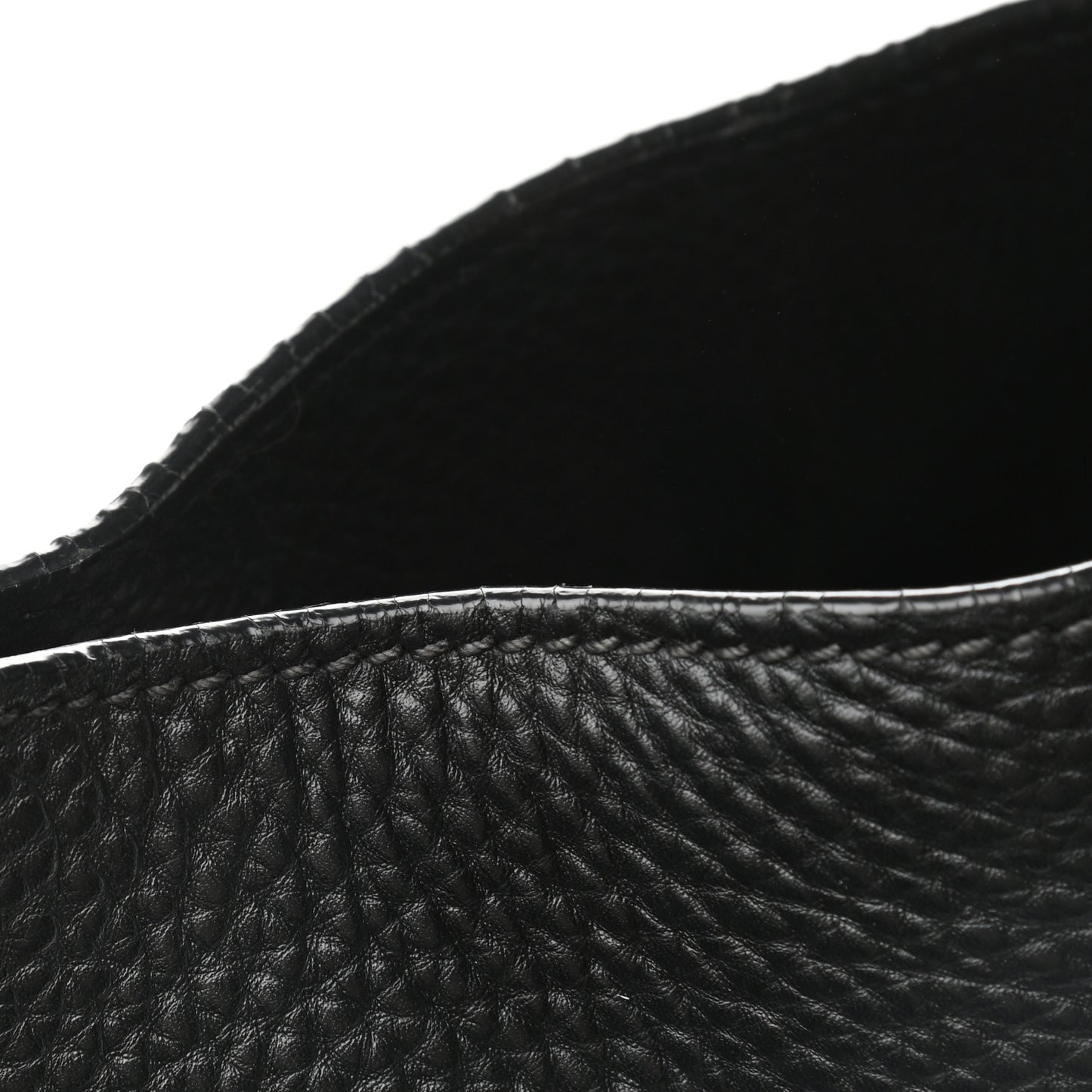 Vitello Daino Side Pocket Hobo Black