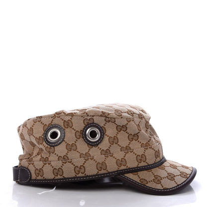 Gucci Monogram Military Hat L Brown 6 of 7