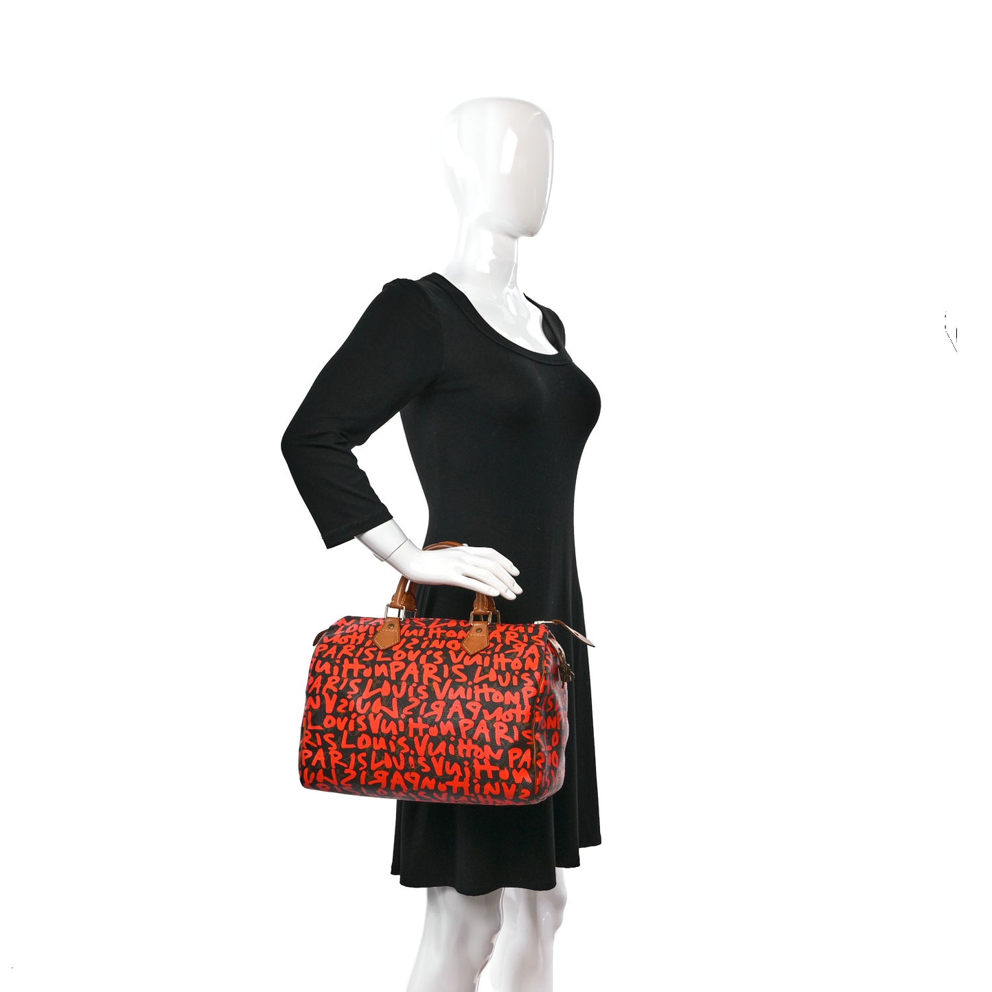 Monogram Graffiti Speedy 30 Orange