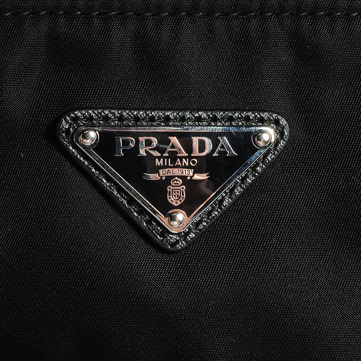 Prada Nylon Flat Messenger Bag Black 10 of 11