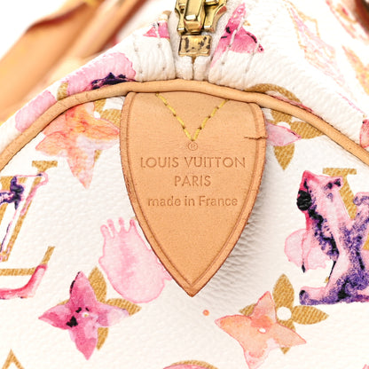Louis Vuitton Watercolor Aquarelle Speedy 30 White 6 of 21