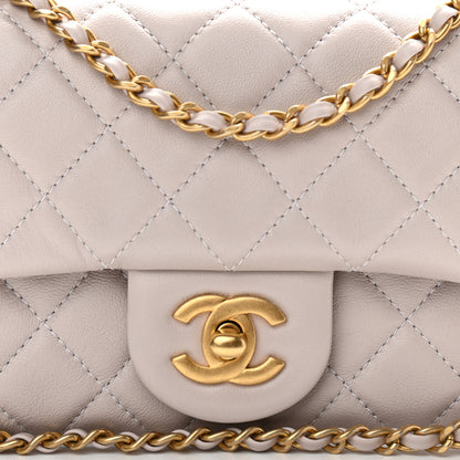 Chanel Lambskin Quilted Mini Rectangular Pearl Crush Flap Light Purple 8 of 11