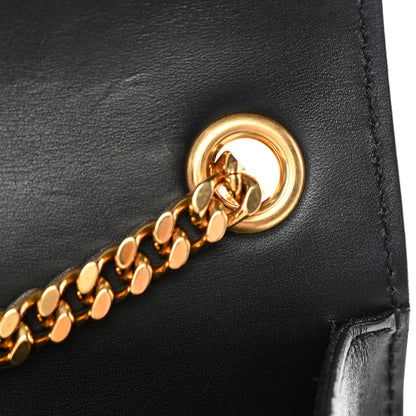 Saint Laurent Smooth Calfskin Classic Monogram Kate Tassel Chain Wallet Black 11 of 13