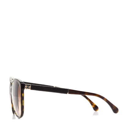 Chanel Acetate Polarized CC Sunglasses 714/S9 Dark Tortoise 3 of 8