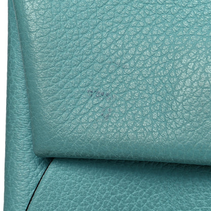 Hermes Evercolor Bastia Verso Coin Purse Bleu Atoll Vert Anglais 8 of 9