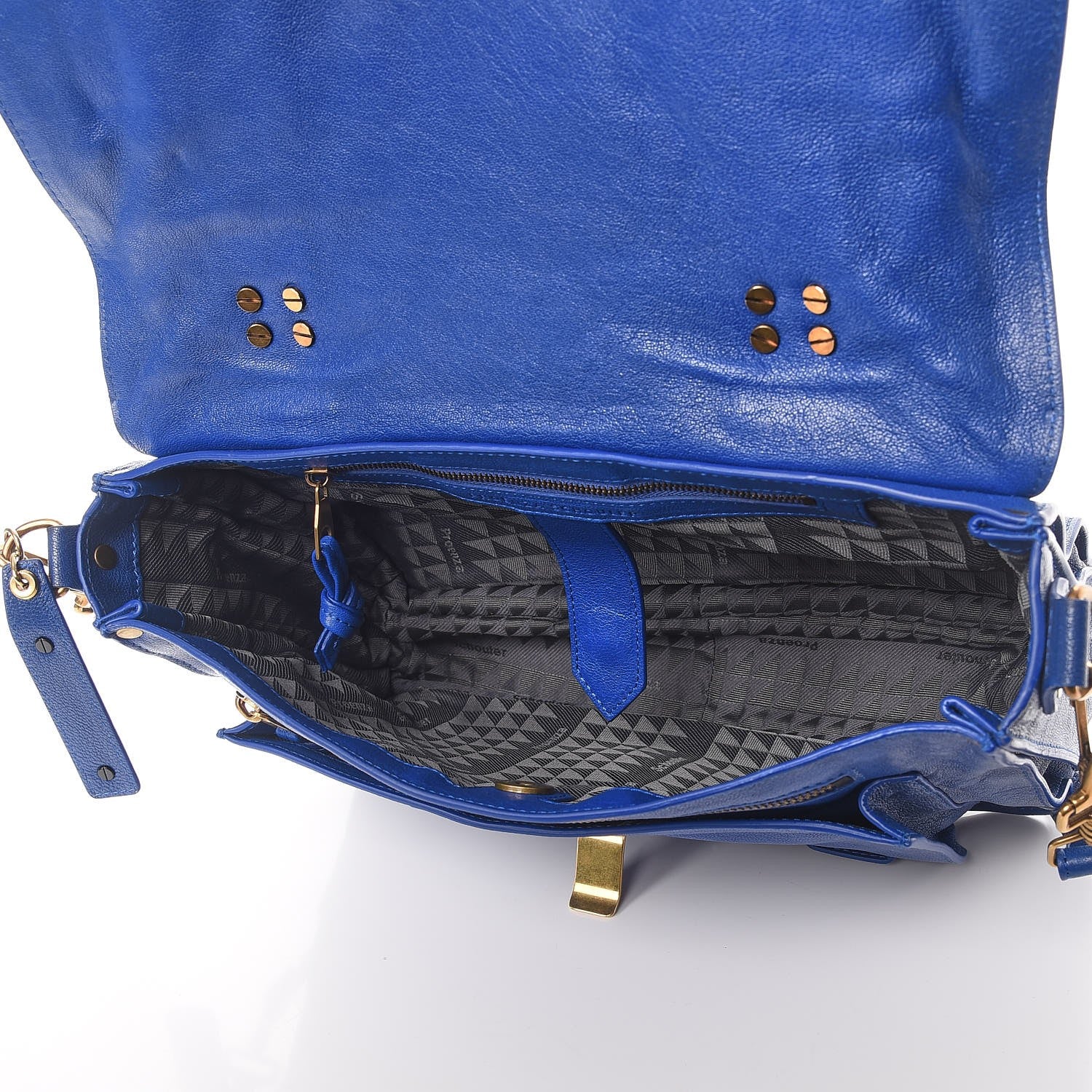 Proenza Schouler Lambskin Medium PS1 Satchel Royal Blue 5 of 10