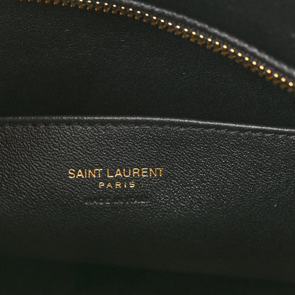 Saint Laurent Calfskin Monogram Baby Cabas Black 5 of 8