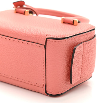 Delvaux Taurillon Soft Nano Cool Box Satchel Hibiscus 9 of 9