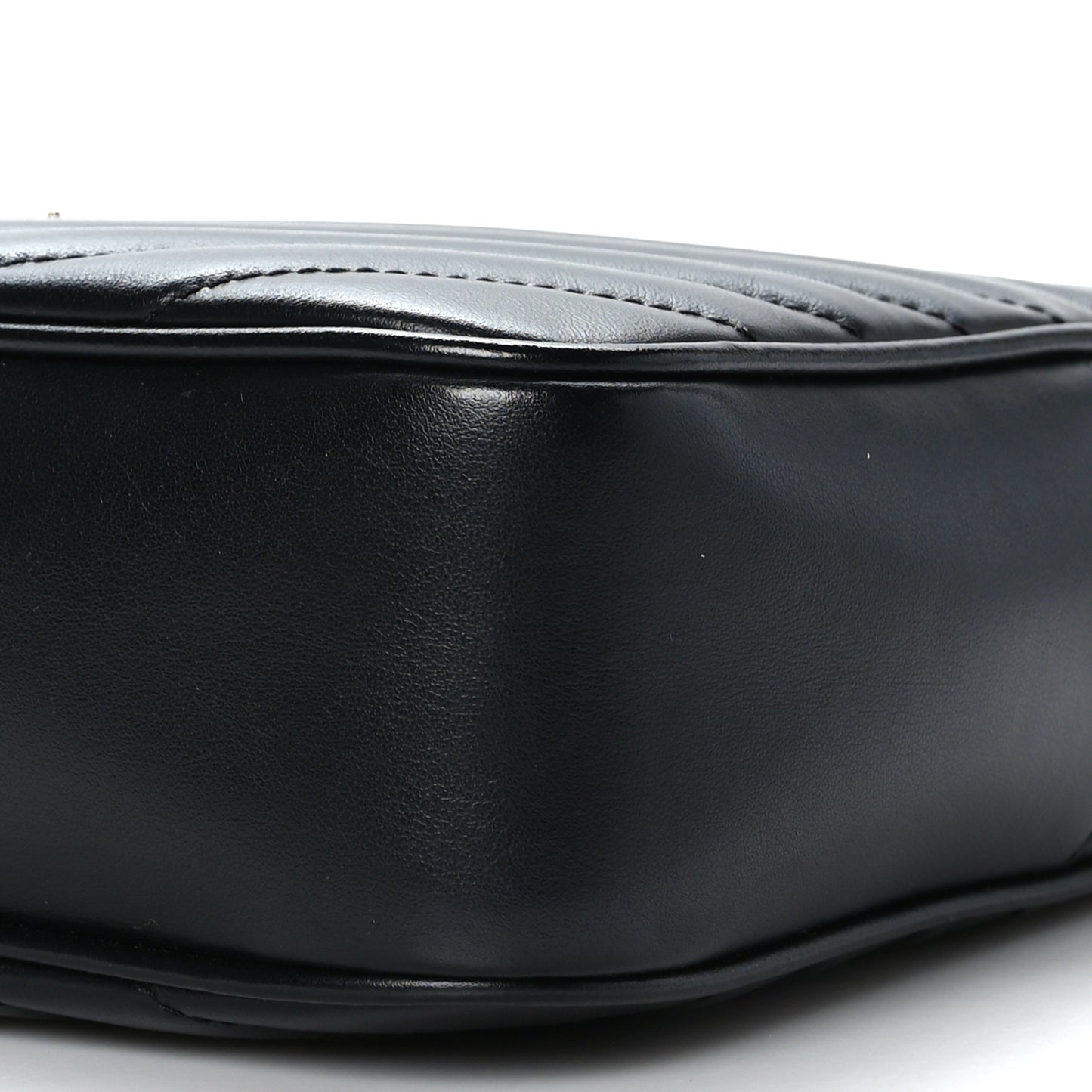 Calfskin Matelasse Monogram Lou Camera Bag Black