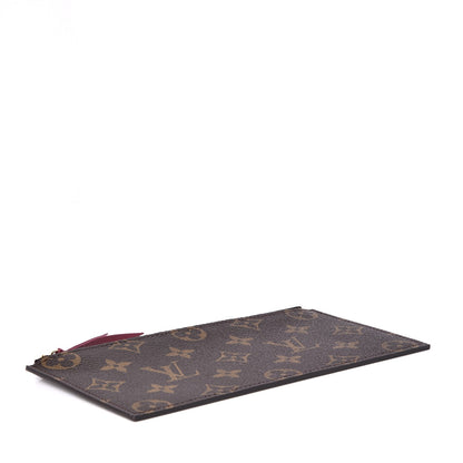 Louis Vuitton Monogram Felicie Chain Wallet Zippered Insert Fuchsia 4 of 6