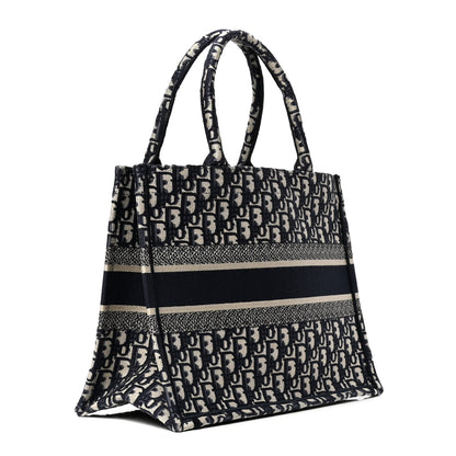 Christian Dior Oblique Medium Book Tote Blue Multicolor 2 of 5