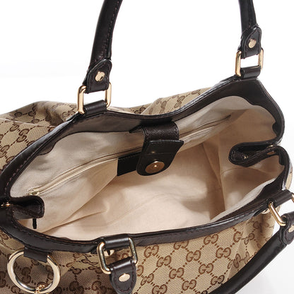 Gucci Monogram Medium Sukey Tote Dark Brown 5 of 7