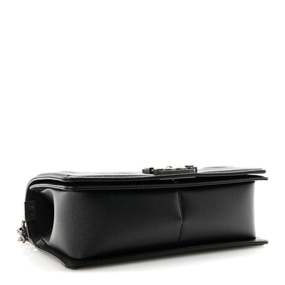 Chanel Caviar Quilted Medium Boy Flap Black 4 of 10