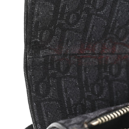 Christian Dior Oblique Mens Saddle Bag Black Blue 11 of 11