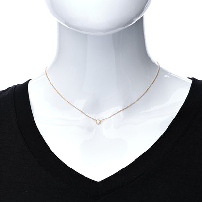 Tiffany 18K Yellow Gold Diamond .21ct Elsa Peretti Diamonds by the Yard Pendant Necklace 2 of 6