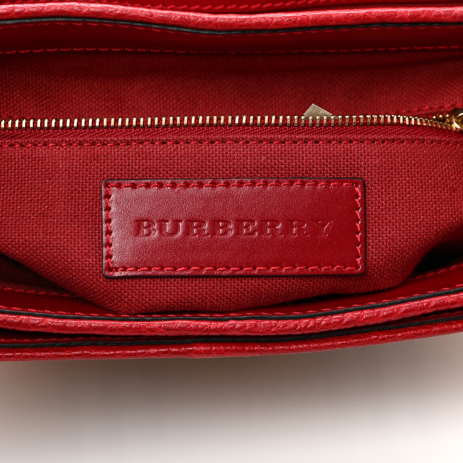 Burberry Haymarket Check Messenger Military Red White 5 of 11