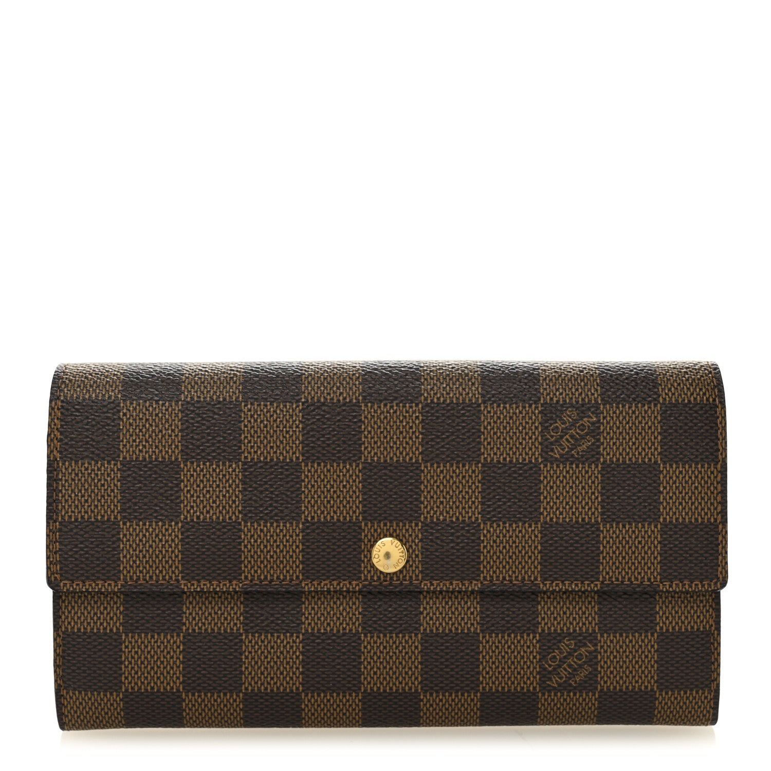 Louis Vuitton Damier Ebene Sarah Wallet 1 of 8
