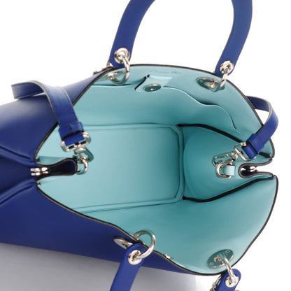 Christian Dior Smooth Calfskin Large Diorissimo Bag Navy Blue 6 of 10