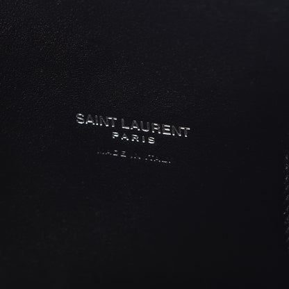 Saint Laurent Grained Calfskin Small Sac De Jour Porcellana Black 7 of 10