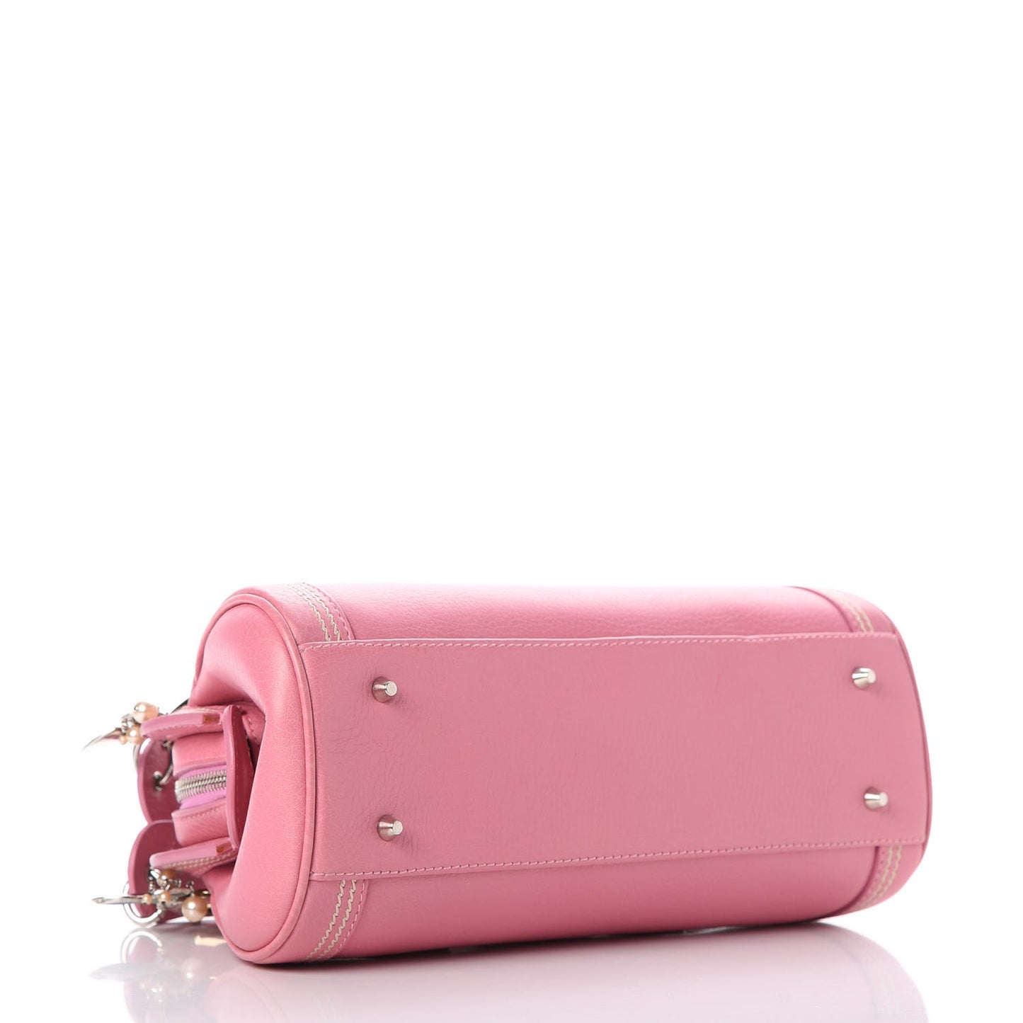 Calfskin Small Butterfly Detective Satchel Pink