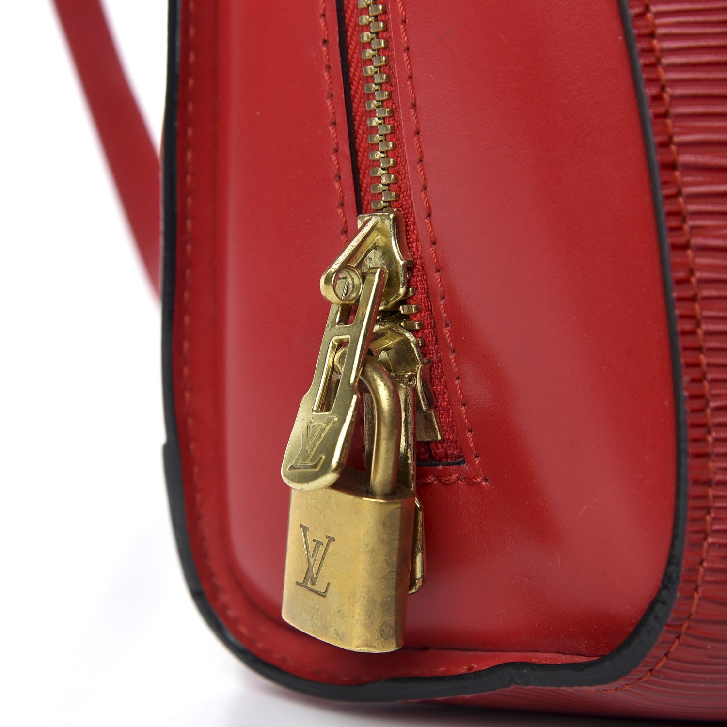 Louis Vuitton Epi Mabillon Backpack Castillan Red 10 of 14