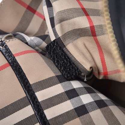 Burberry London Grainy Calfskin Small Greenwood Bowling Bag Black 8 of 14