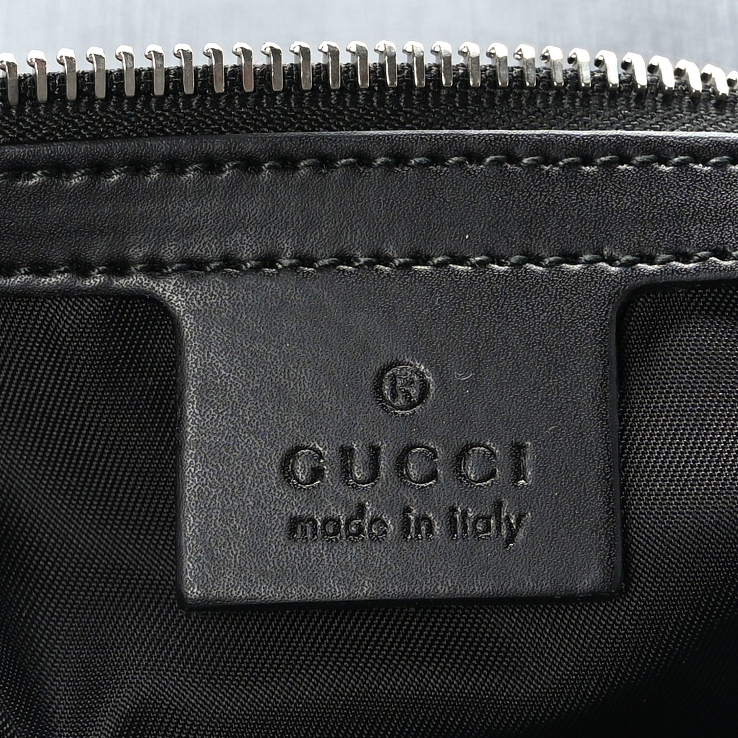 Soft GG Supreme Monogram Web Carry On Duffle With Wheels Black Grey