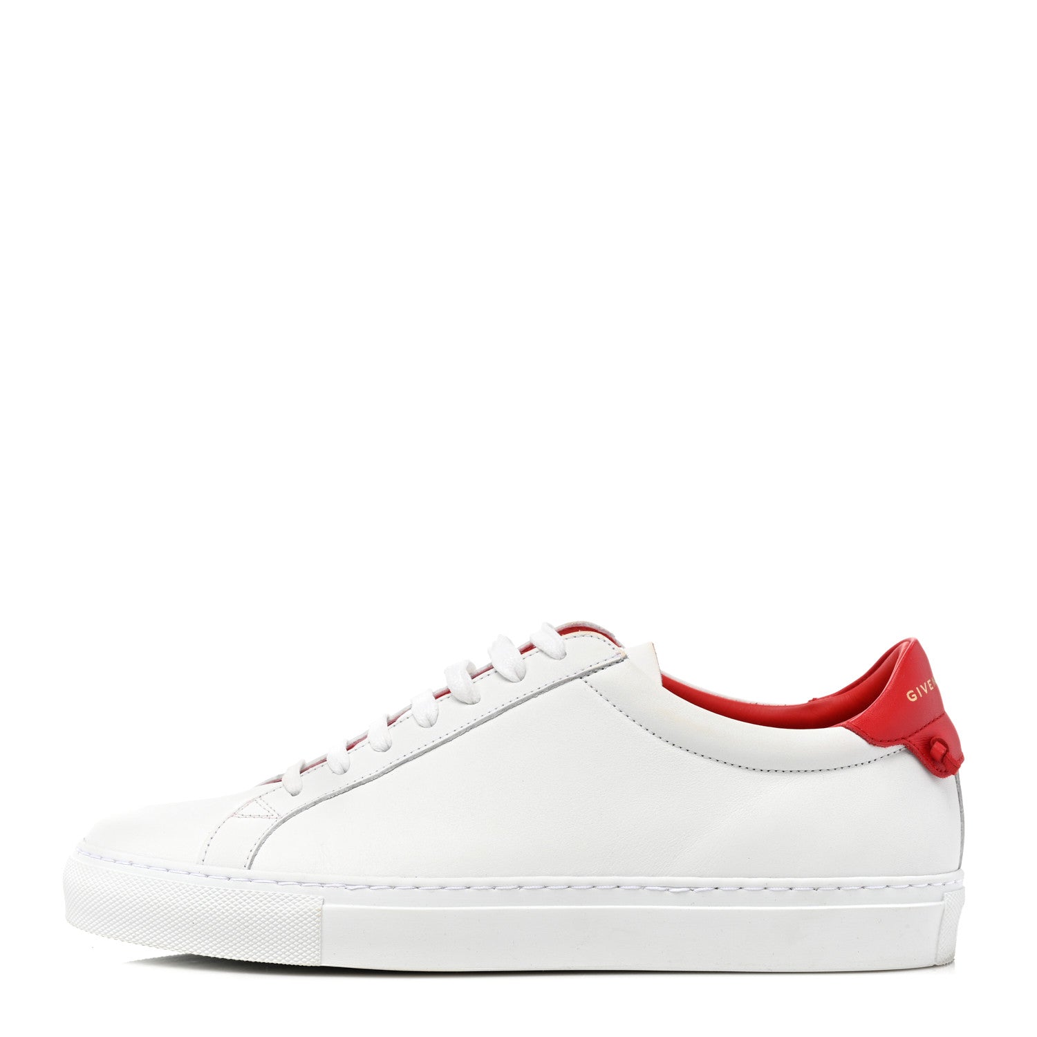 Givenchy Calfskin Womens Urban Street Sneakers 40.5 White Red 1 of 8