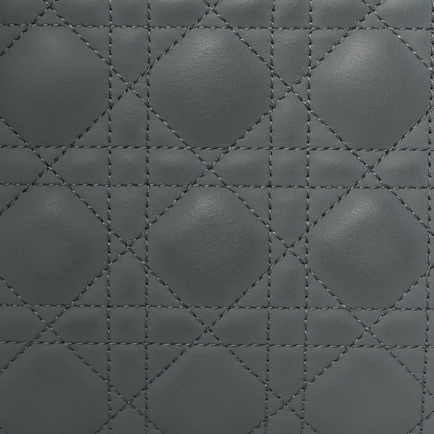 Ultra Matte Calfskin Cannage Small My ABCDior Lady Dior Grey Stone