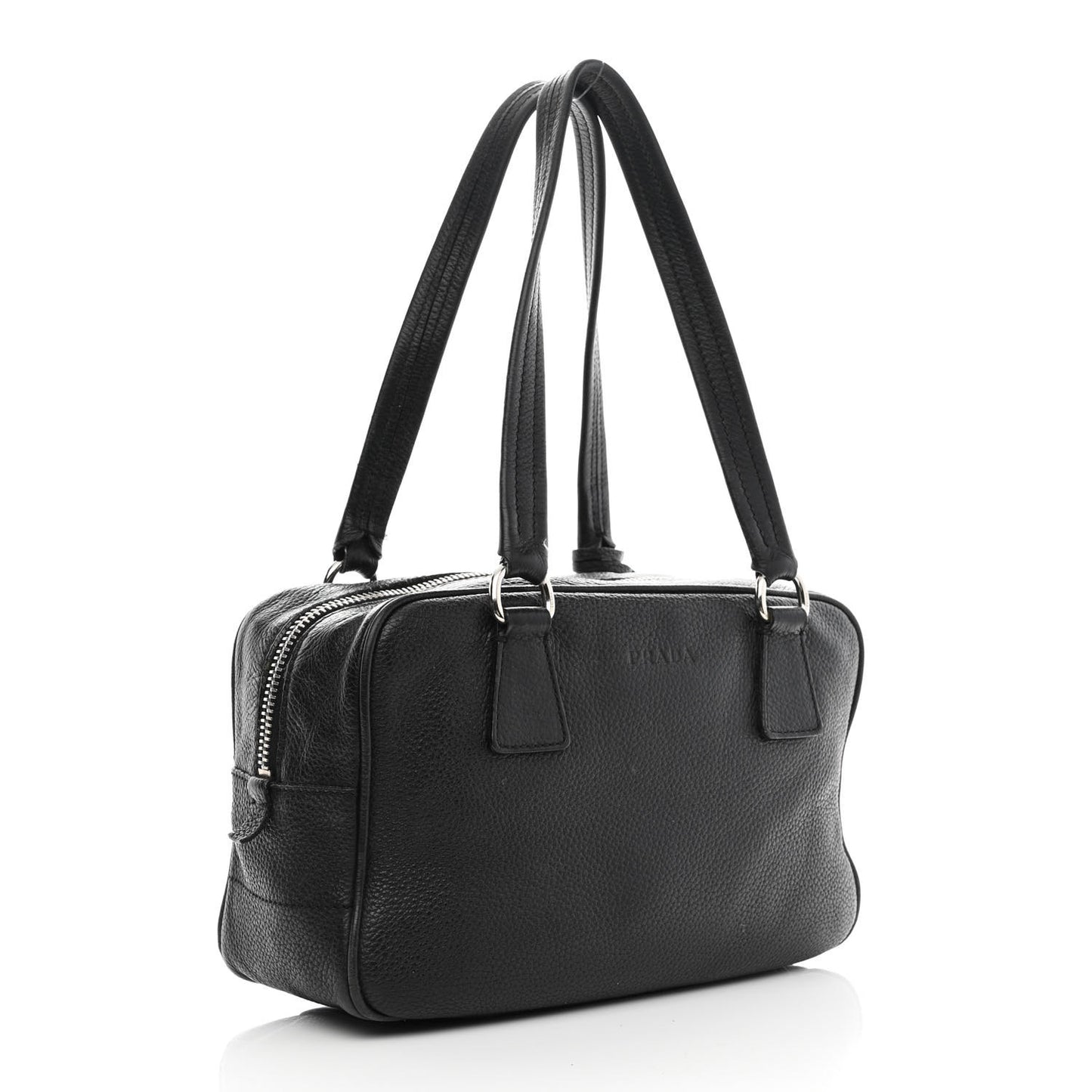 Vitello Daino Bowler Black