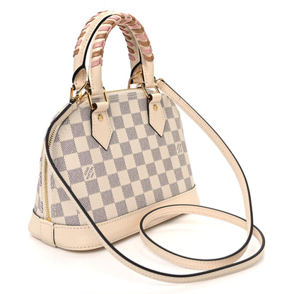 Louis Vuitton Damier Azur Braided Alma BB 3 of 10