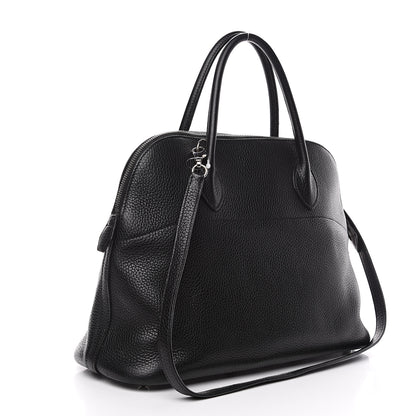 Hermes Taurillon Clemence Bolide 35 Black 2 of 12
