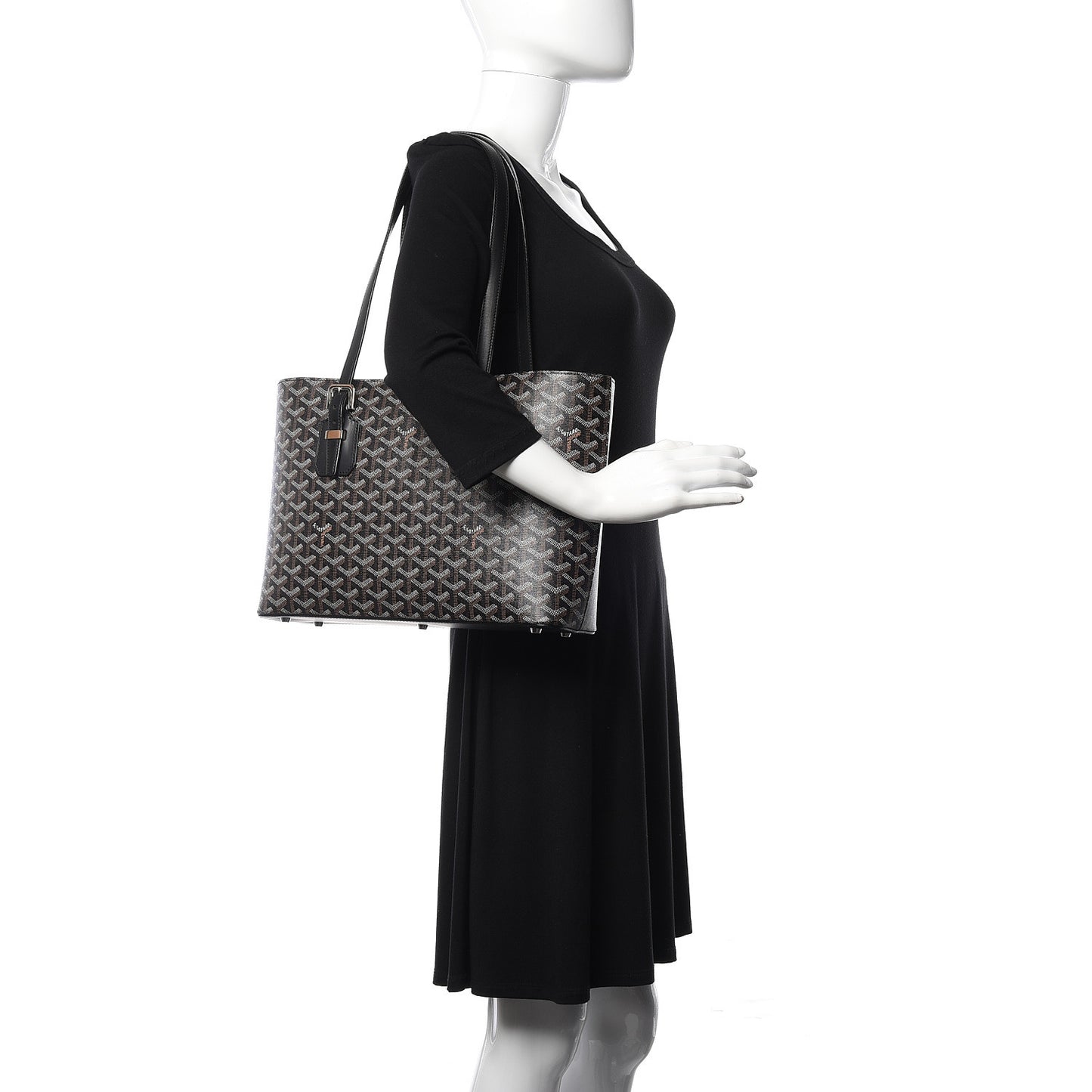 Goyardine Sac Marie Galante MM Black
