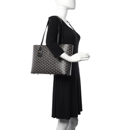 Goyard Goyardine Sac Marie Galante MM Black 2 of 12