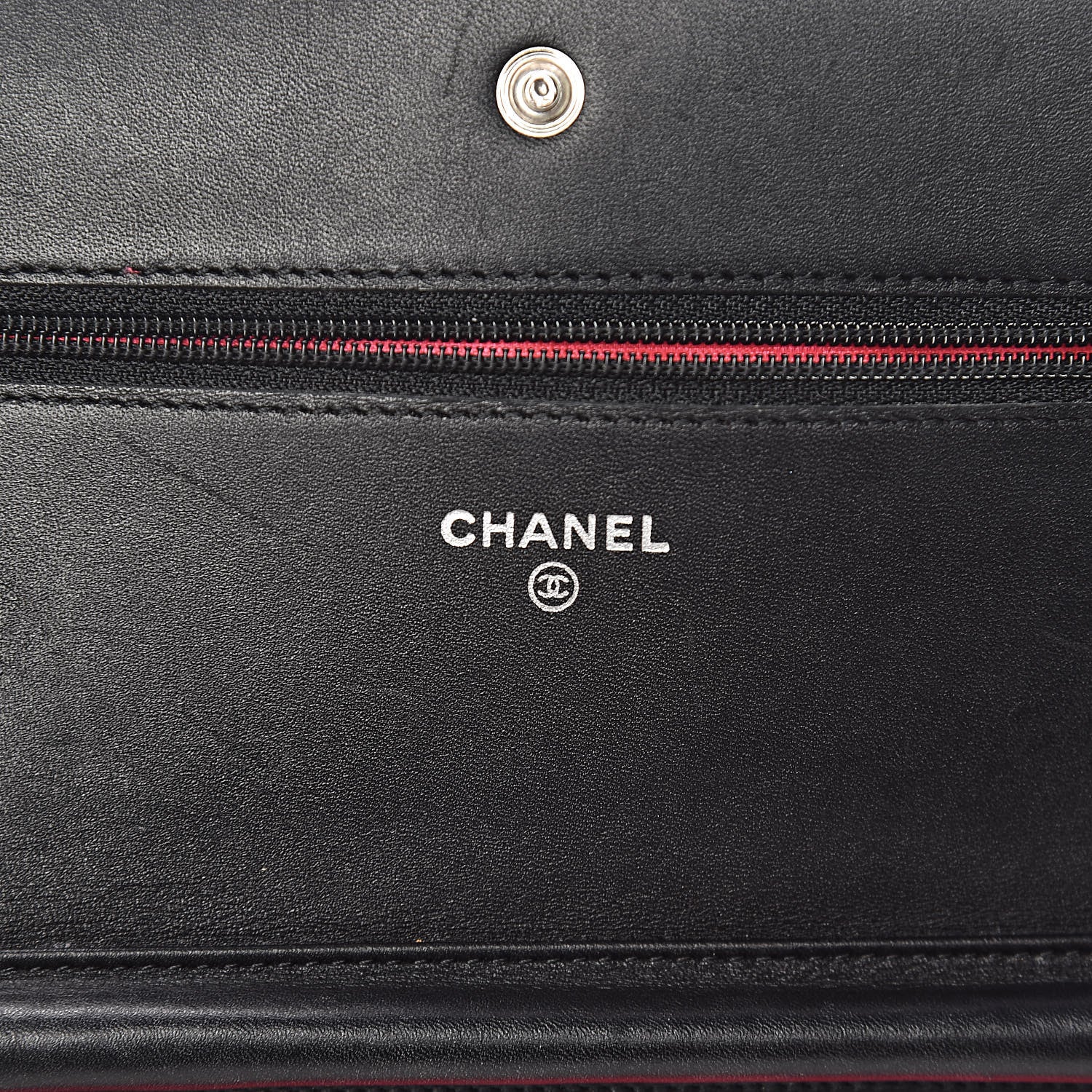 Chanel Calfskin Quilted Cambon Wallet On Chain WOC Black 6 of 11