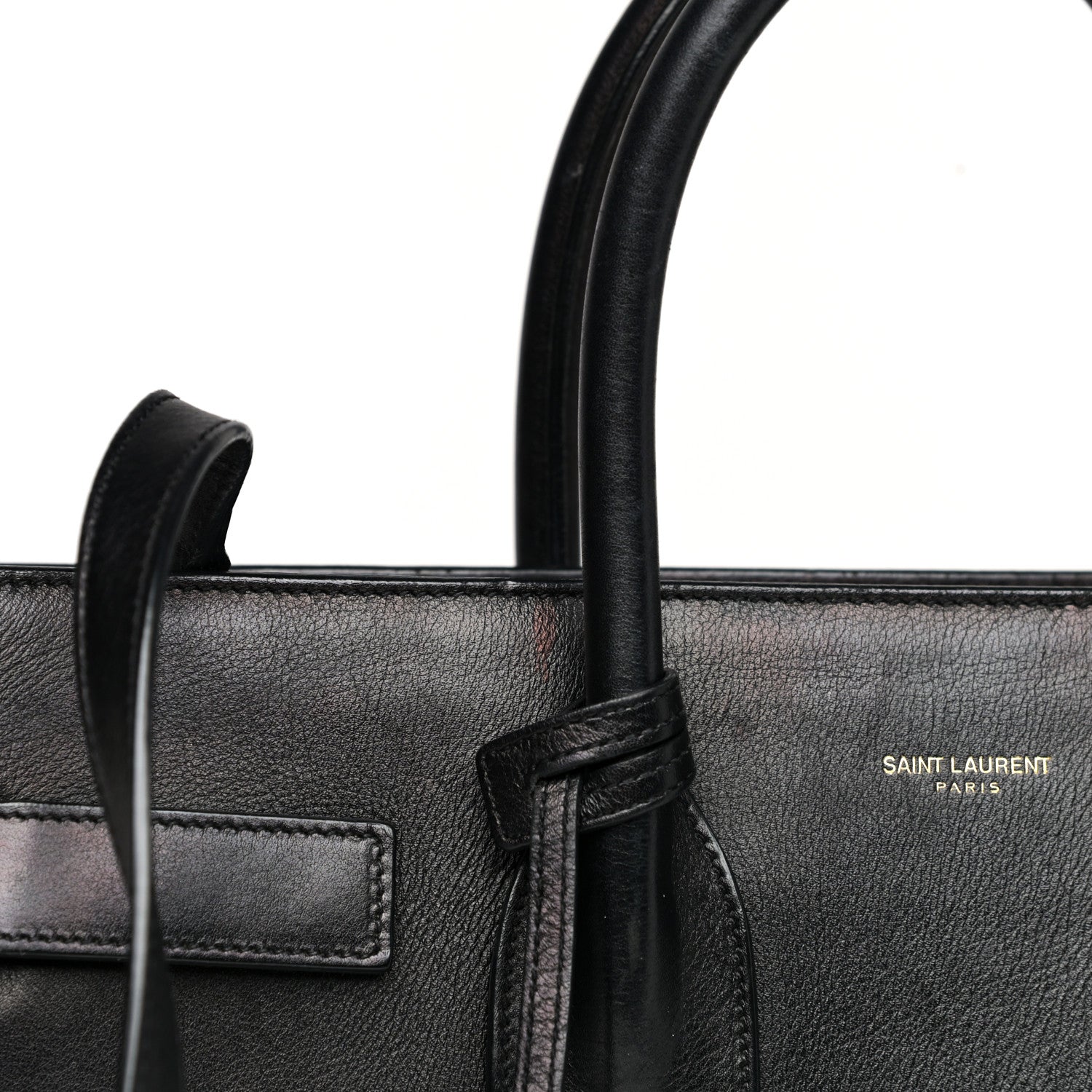 Saint Laurent Calfskin Small Sac De Jour Black 16 of 22