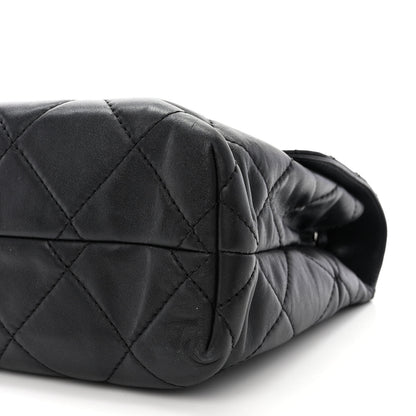 Chanel Calfskin Quilted In the Business Flap Bag Black 10 of 15