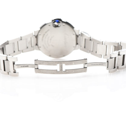 Cartier Stainless Steel Diamond 33mm Ballon Bleu De Automatic Watch 6 of 9