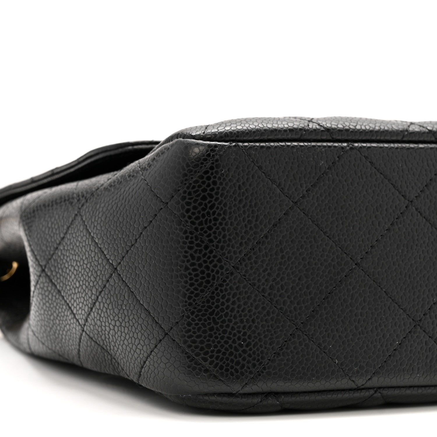 Chanel Caviar Quilted Jumbo Single Flap Black 9 of 14