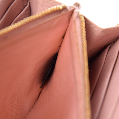 Prada Saffiano Fiocco Bow Zip Around Wallet Orchidea 7 of 24