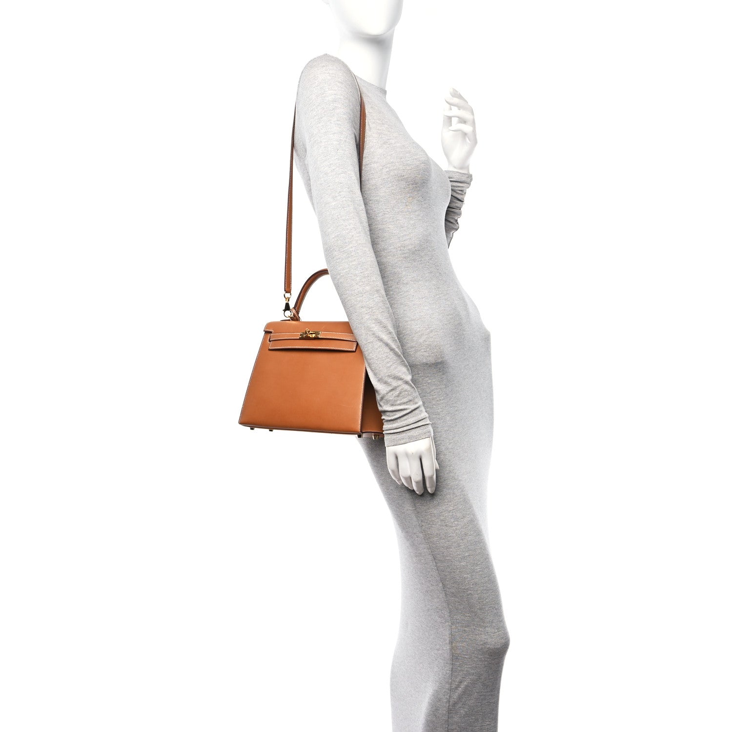 Hermes Barenia Kelly Sellier 25 Fauve 2 of 11